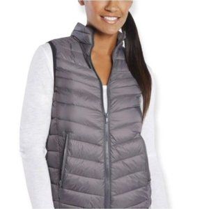 Fabletics Gray Puffer Vest